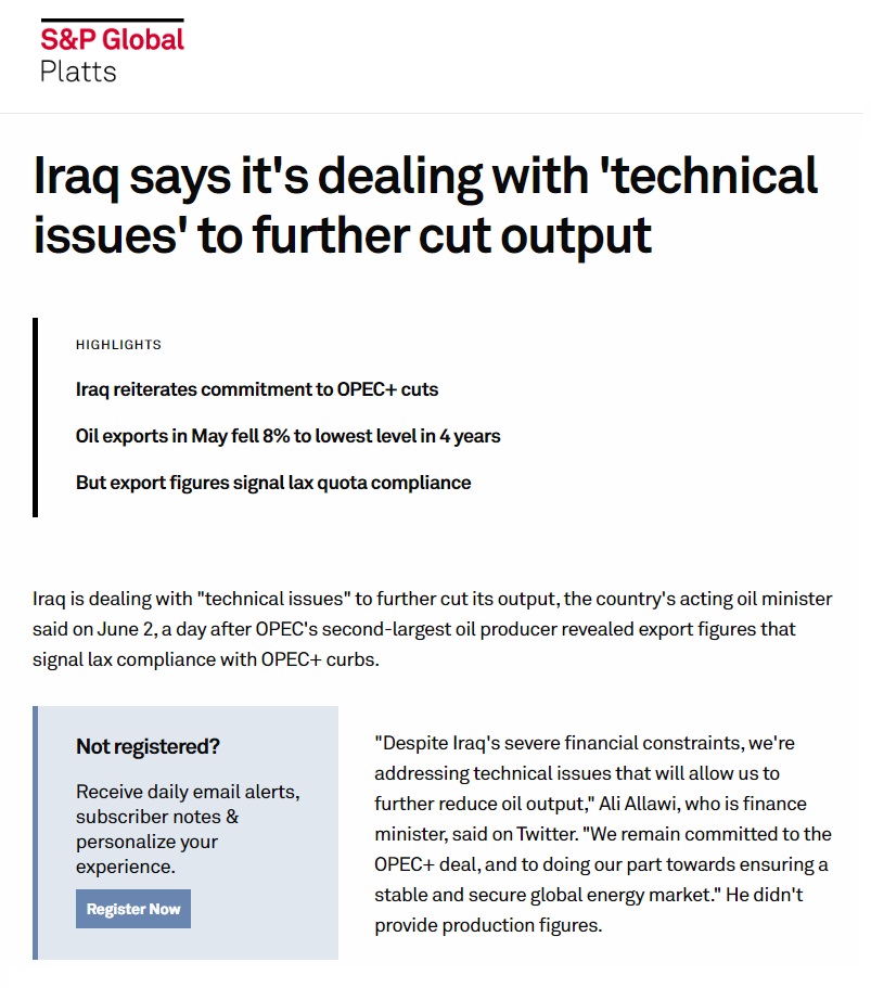 ستاندرد آند بورز: العراق يمر بمخاطر اقتصادية غير مسبوقة