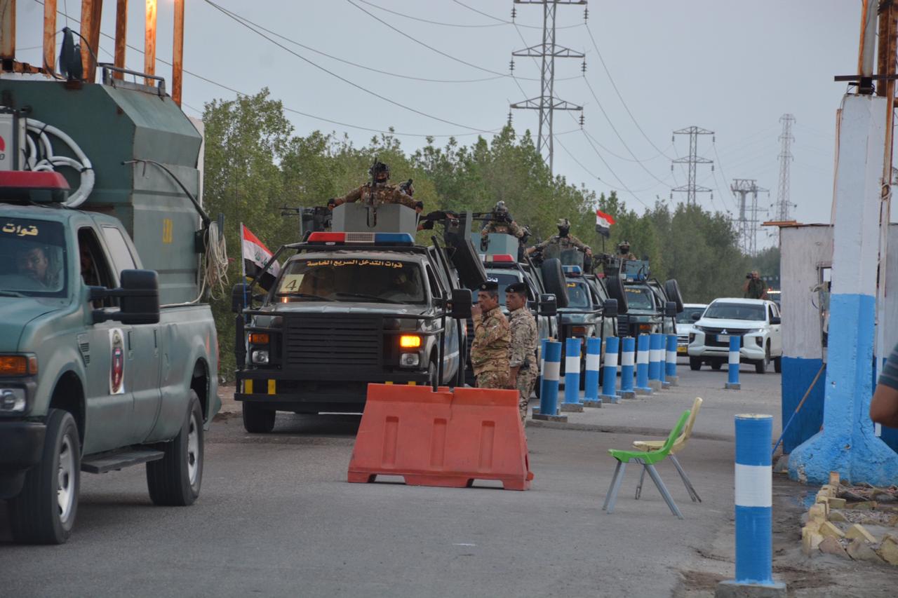 انطلاق عمليتين جديدتين لفرض القانون في البصرة وميسان