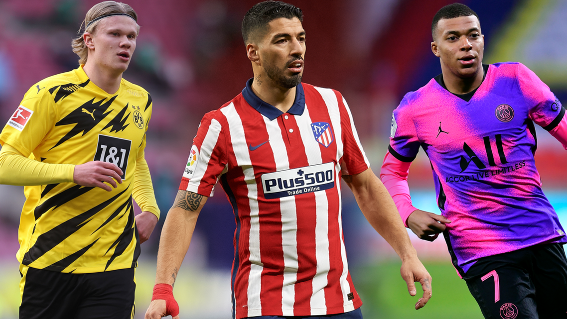 سواريز: هالاند أفضل من مبابي.. وأتحدث مع ميسي يومياً