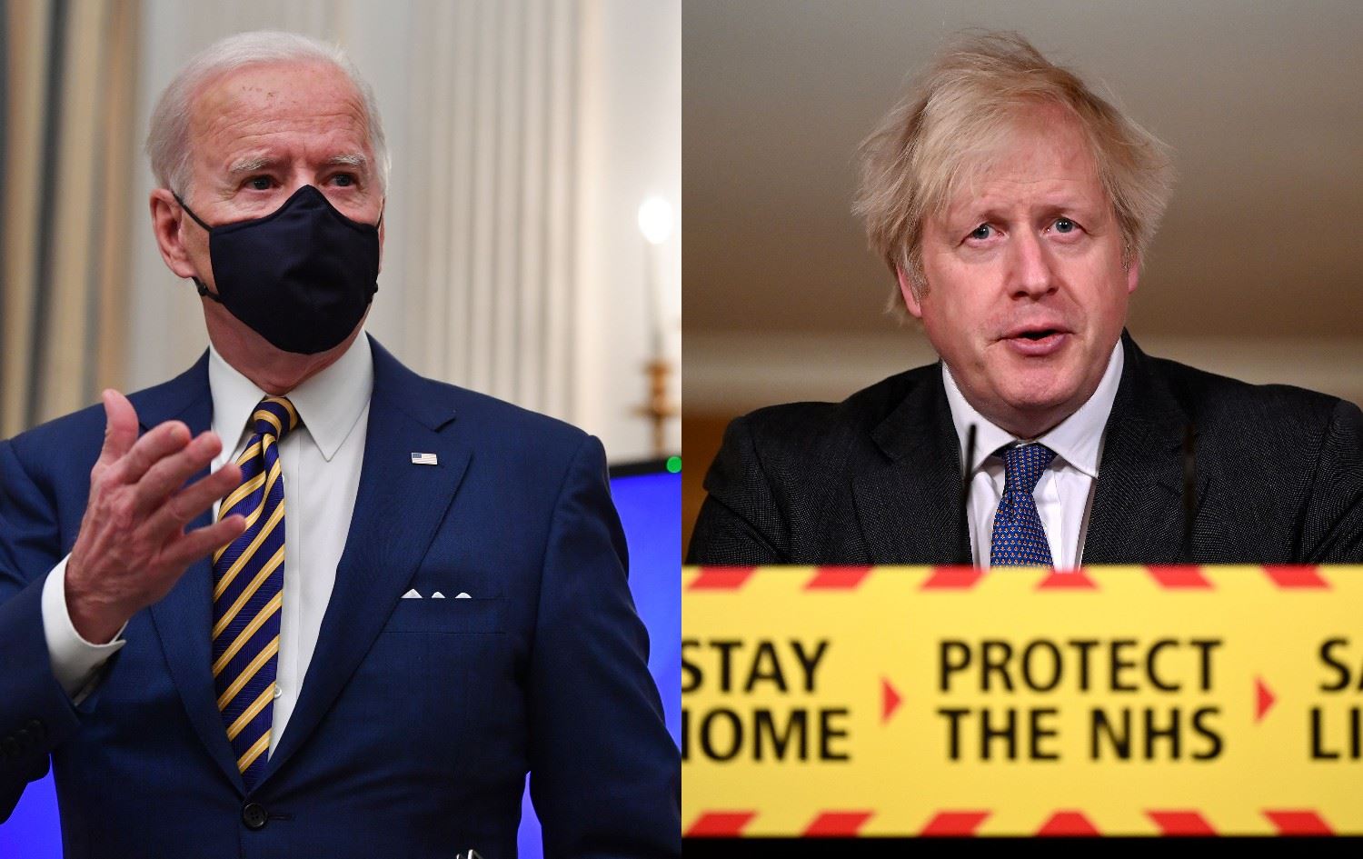 توافق بين بايدن وجونسون على ضرورة عودة إيران للاتفاق النووي