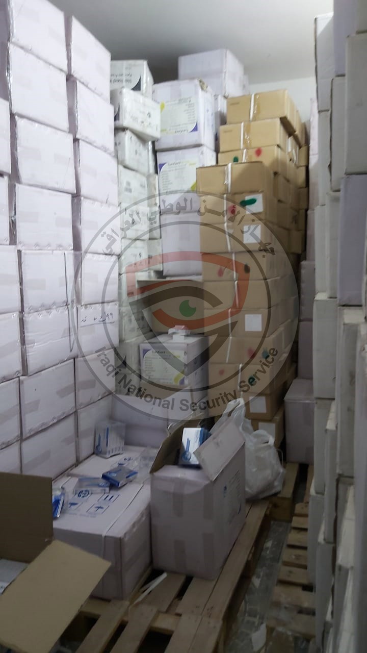 الأمن الوطني يضبط أكثر من مليوني علبة دواء مغشوشة في بغداد