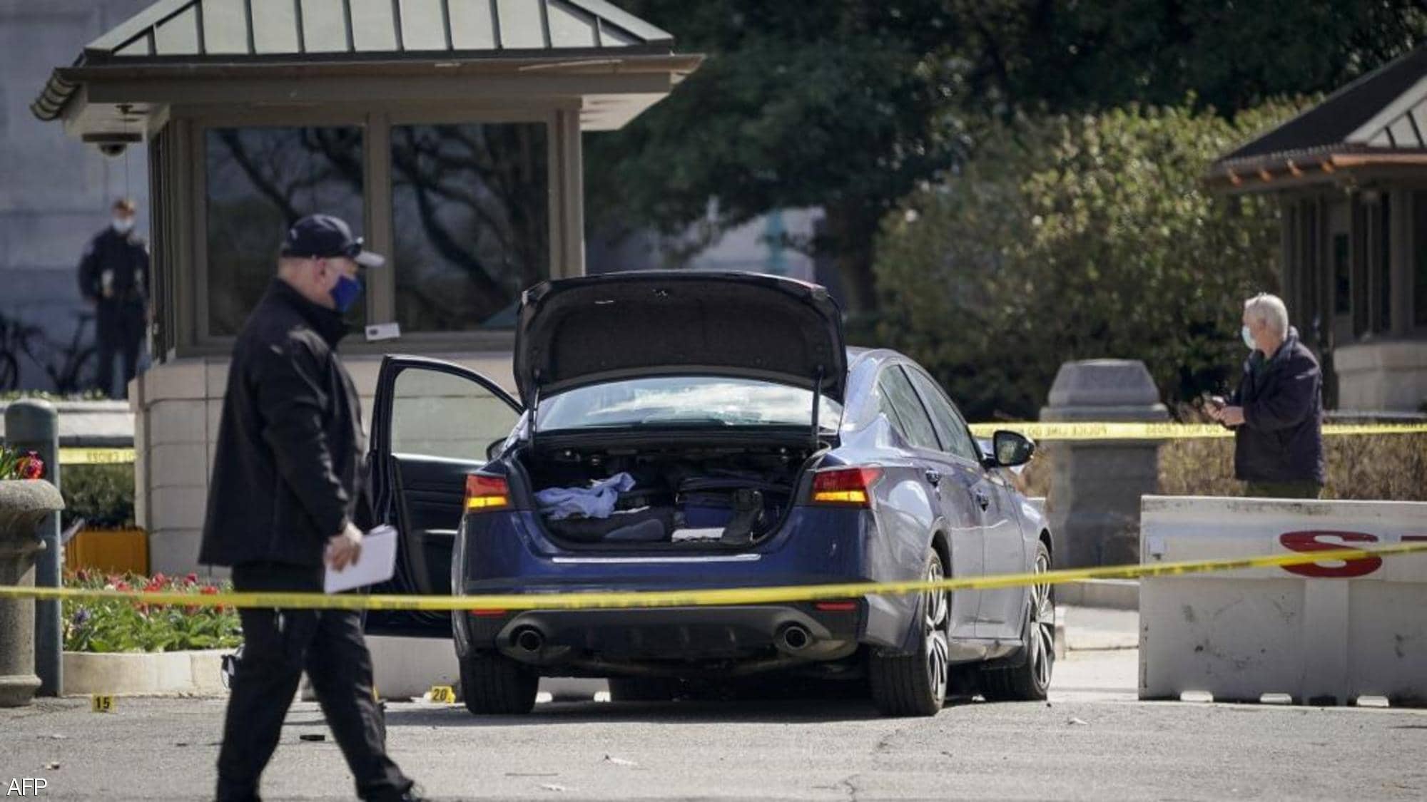 مقتل شرطي أمريكي في هجوم بسيارة عند مبنى الكابيتول