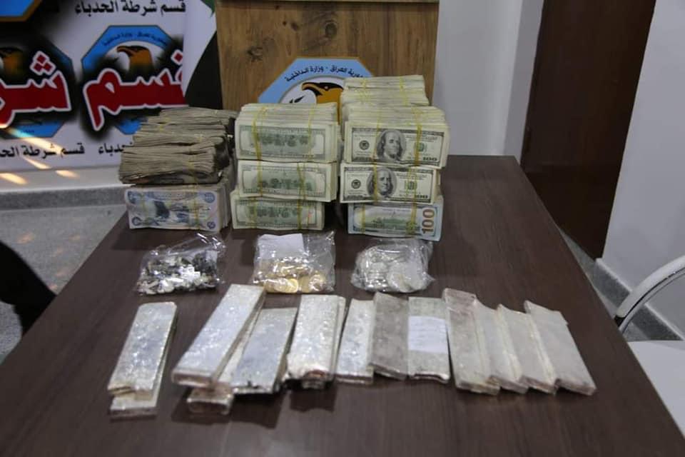 العثور على أكثر من مليون دولار وسبائك ذهبية تحت الانقاض بالمنطقة القديمة بنينوى