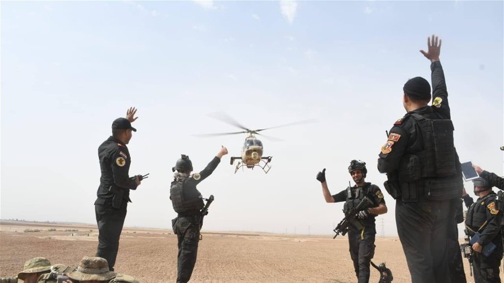 مكافحة الإرهاب يدمر “أوكار وكهوف” لداعش داخل تلال حمرين