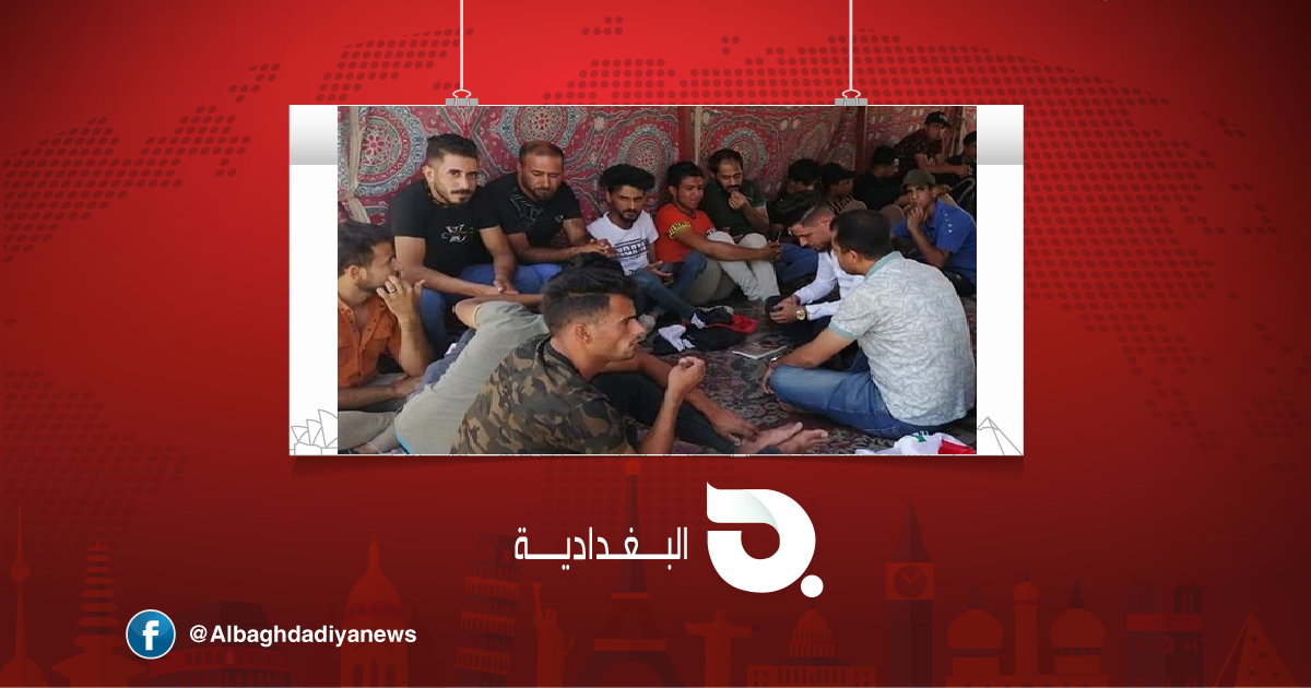 رغم الحظر.. متعاقدو واجراء الصحة والبلدية بالديوانية يواصلون الاعتصام للمطالبة بتطبيق قرار ٣١٥