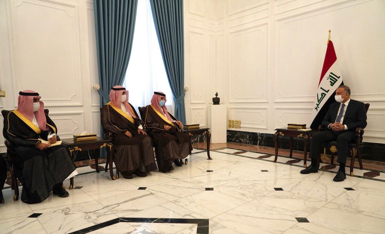الكاظمي يؤكد حرص العراق على تعزيز العلاقات مع السعودية