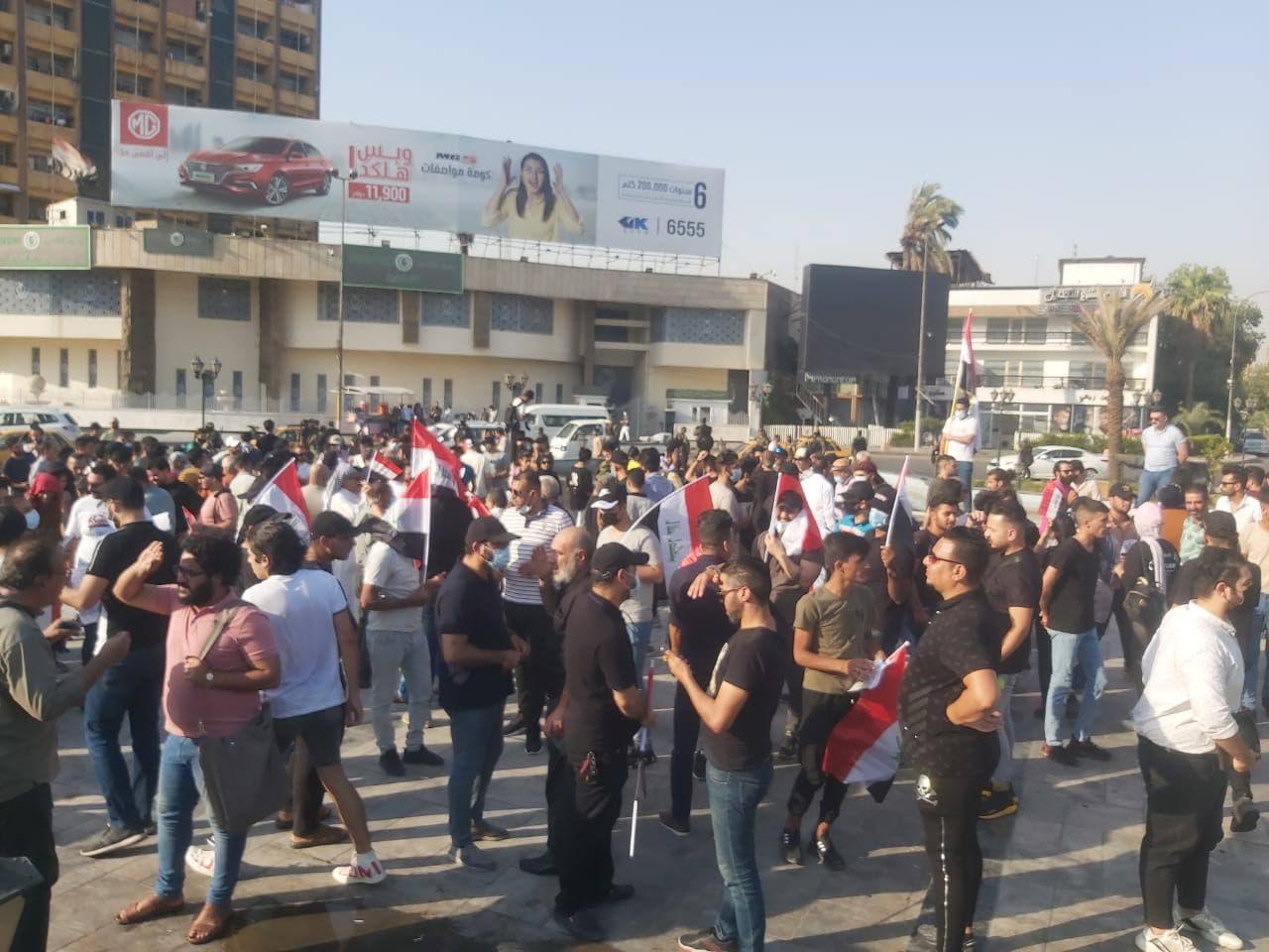 احتجاجات في ساحة الفردوس ضد “الإفلات من العقاب”