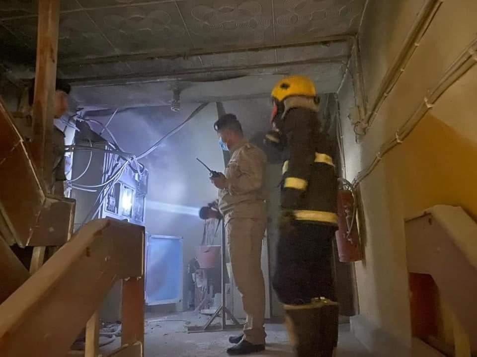 اندلاع حريق كبير بمقر الانتربول في المثنى