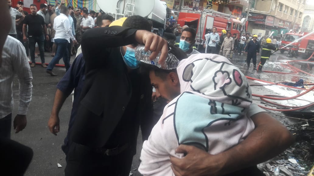 حريق كربلاء.. وفاة طفلة وانقاذ 78 نزيلا