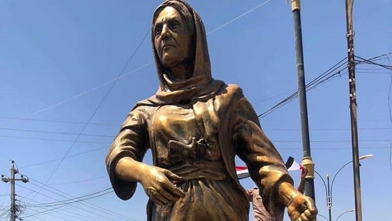 نصب تمثال لأول امرأة عراقية إيزيدية تقتل أميرا في داعش