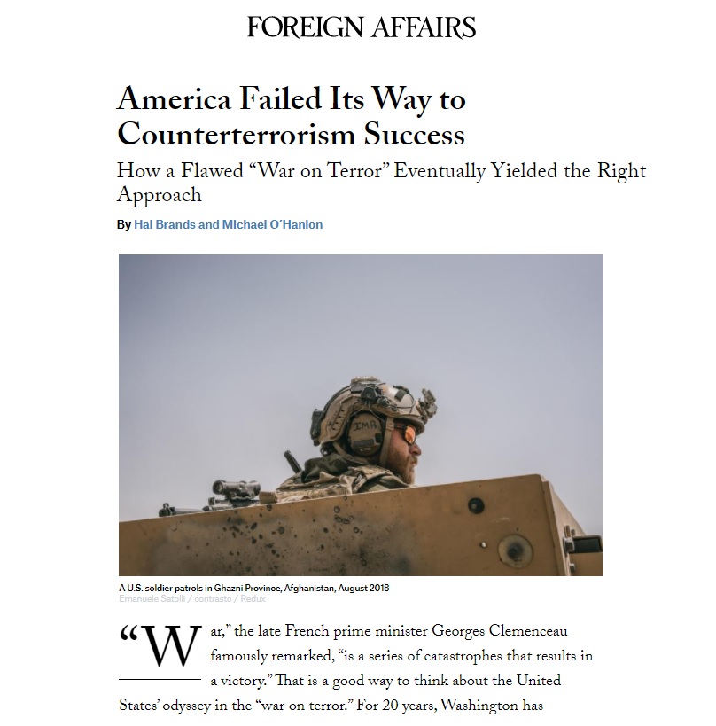 فورين أفيرز: الولايات المتحدة فشلت في استراتيجيتها لمكافحة الإرهاب ودفعت ثمنا باهظا في العراق