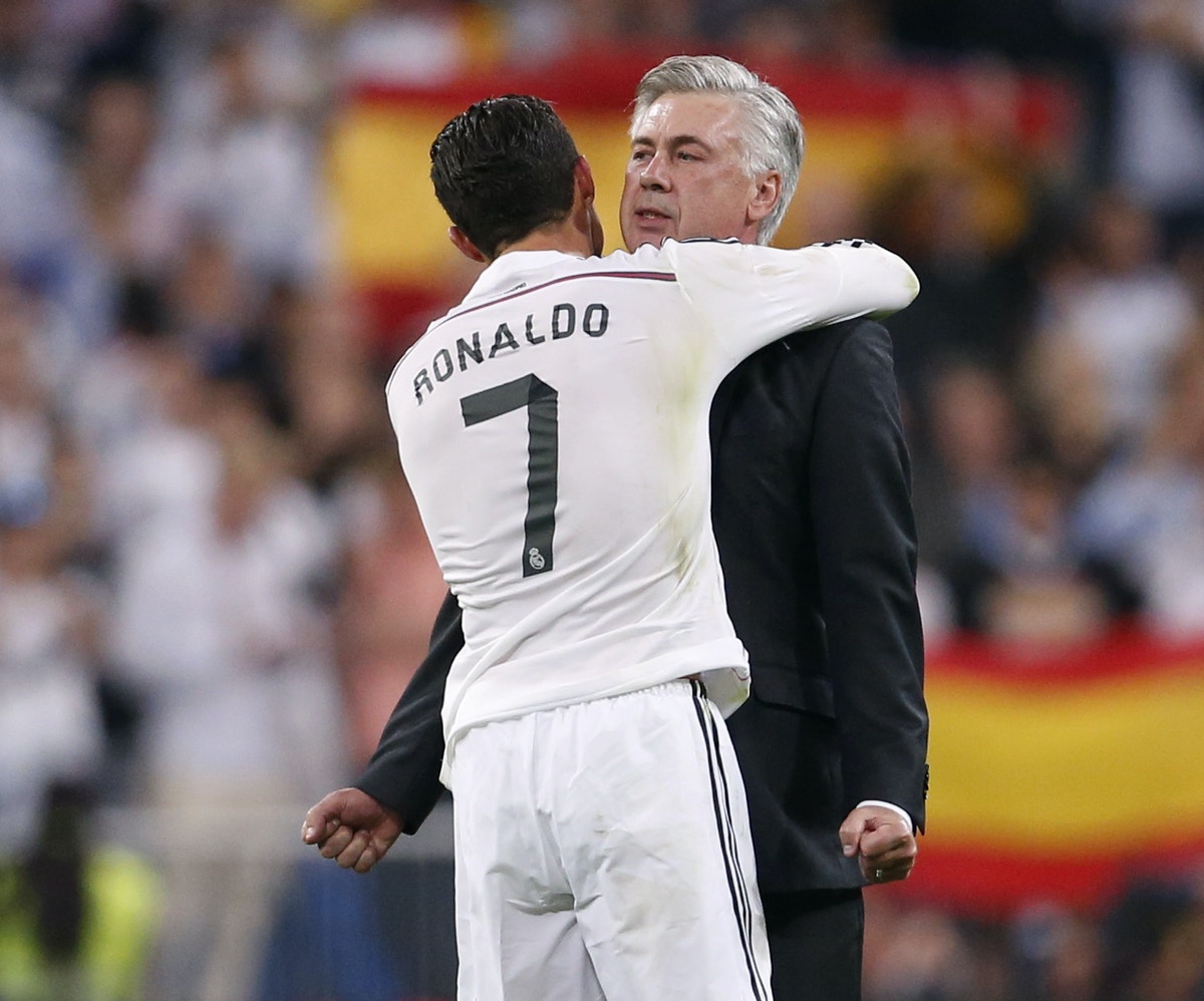 أنشيلوتي ينفي رغبته بالتوقيع مع رونالدو