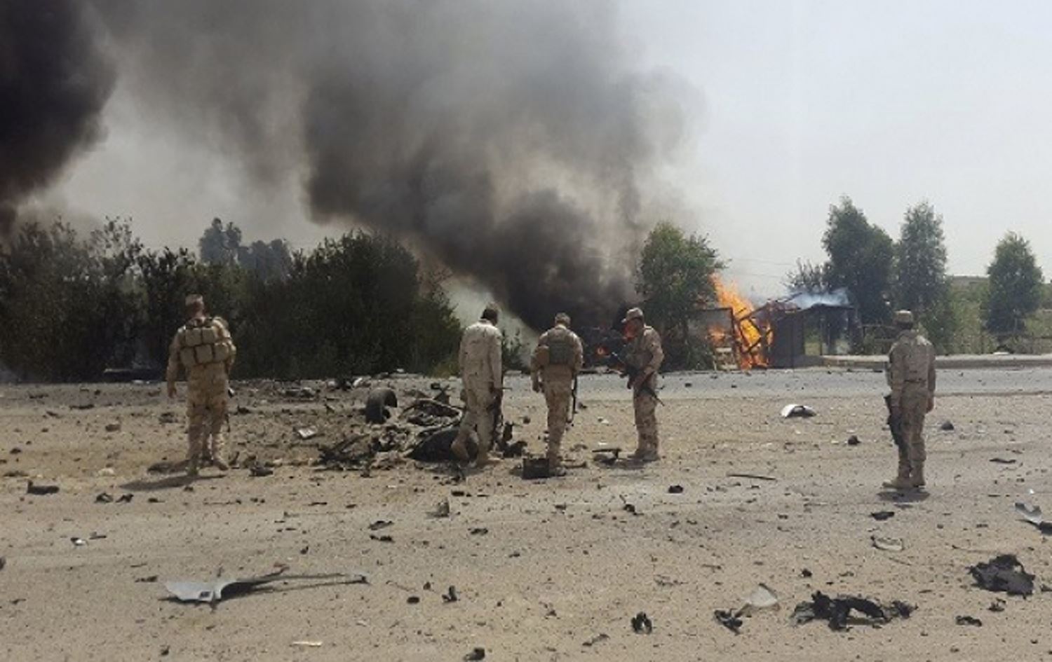 استشهاد وإصابة 5 من الحشد العشائري بإنفجار في ديالى