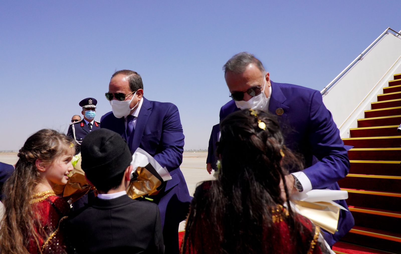 الرئيس المصري يصل العراق للمشاركة بقمة بغداد