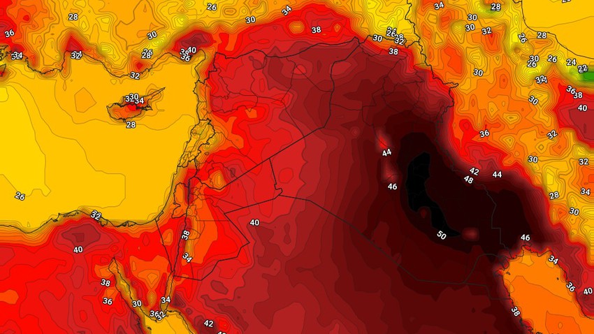 طقس العراق بالجداول.. أجواء لاهبة في الايام المقبلة