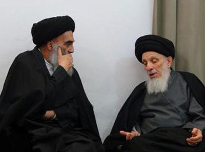 المرجع السيستاني ينعى الحكيم