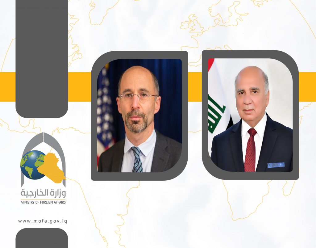 وزير الخارجية لمبعوث اميركي: العراق ينتهج مبدأ خفض التصعيد