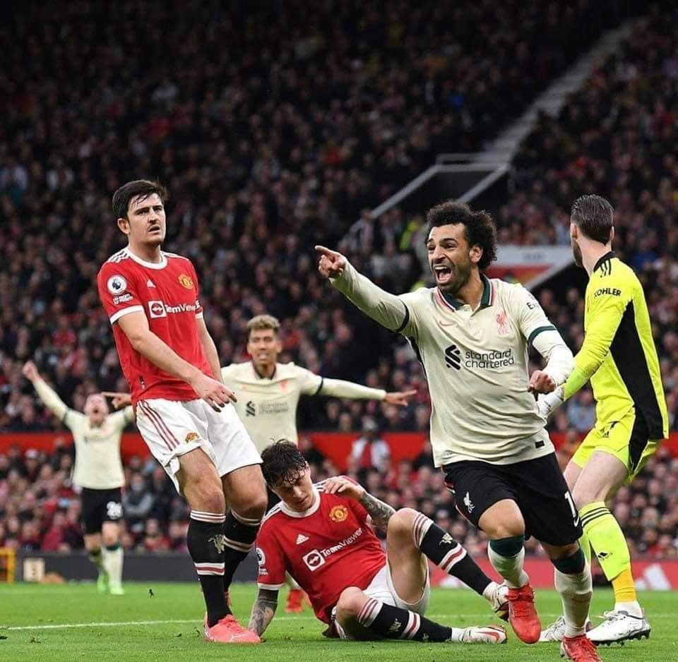 صلاح ورفاقه يسقطون مانشستر يونايتد بخماسية في أولد ترافورد