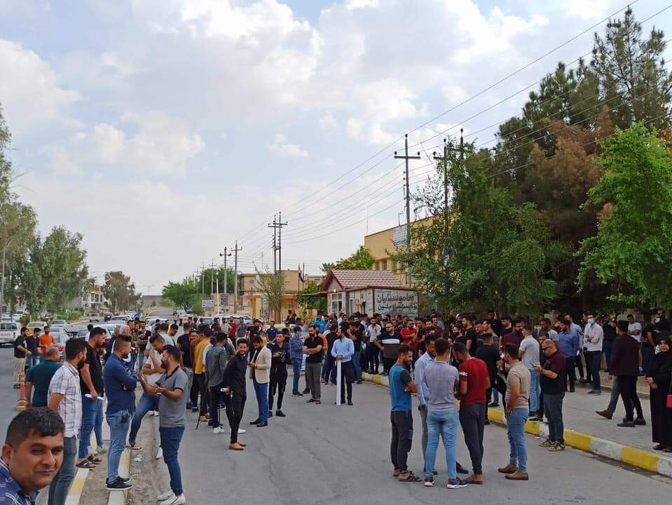 تظاهرات في بعقوبة للمطالبة بالتعيين