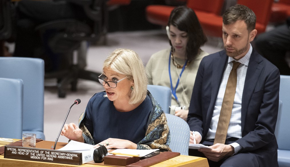 عن الأوضاع بالعراق.. بلاسخارت تقدم إحاطة لمجلس الأمن اليوم