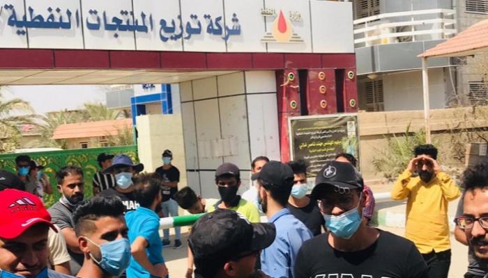 بعد إغلاقها من قبل الخريجين.. إعادة فتح بوابة شركة نفط ذي قار