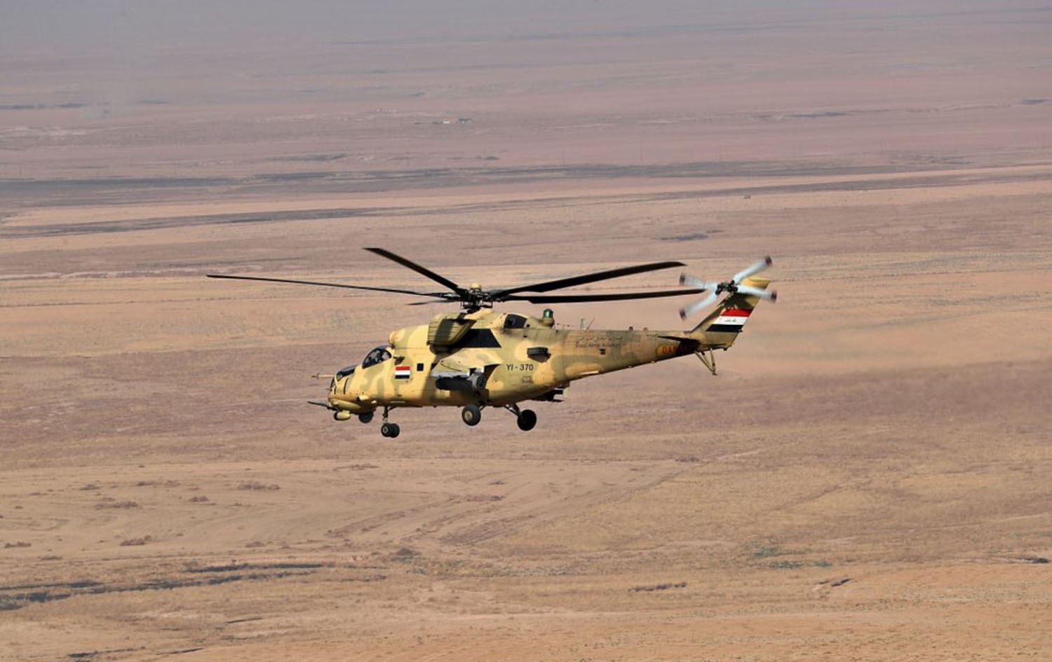 تدمير دراجة نارية ومضافة لداعش بقصف لطيران الجيش في صلاح الدين