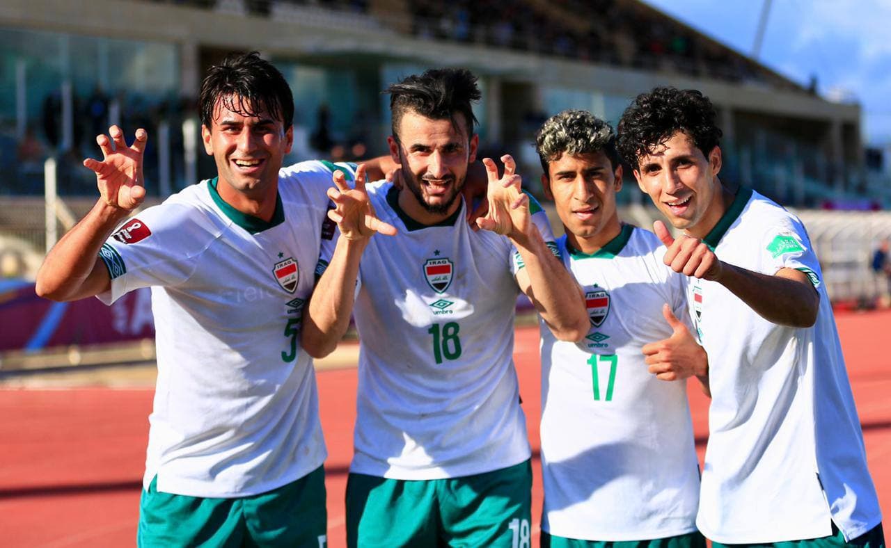 اسود الرافدين تتعادل مع لبنان في تصفيات المونديال