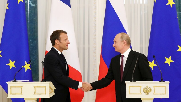اختتام مباحثات استمرت أكثر من 5 ساعات بين بوتين وماكرون