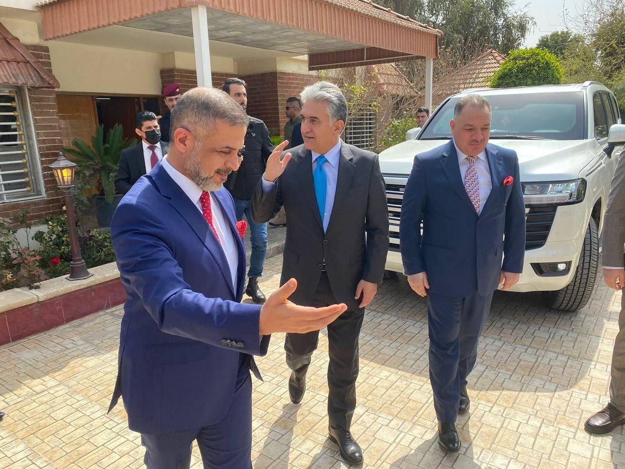 ريبر احمد يبدأ مشاوراته في بغداد بلقاء مع السيادة