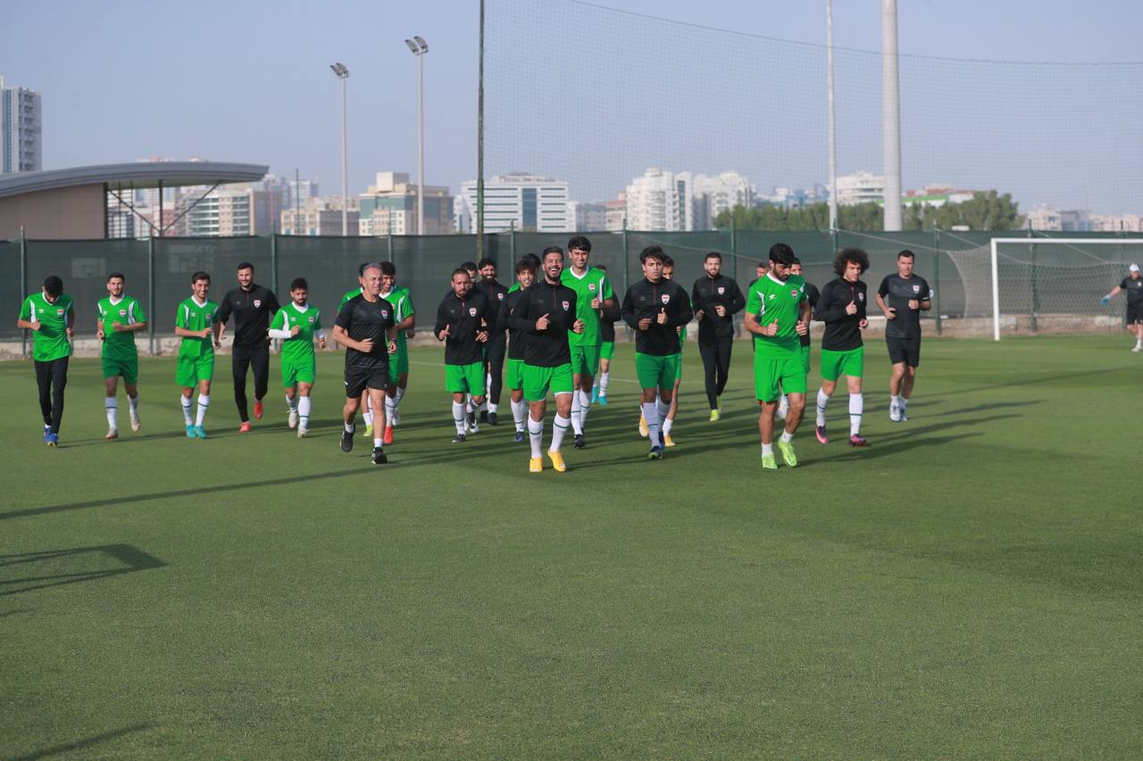 ​بحضور جميع اللاعبين.. منتخبنا الوطني يكثّف تدريباته قبل مواجهته المصيرية أمام سوريا