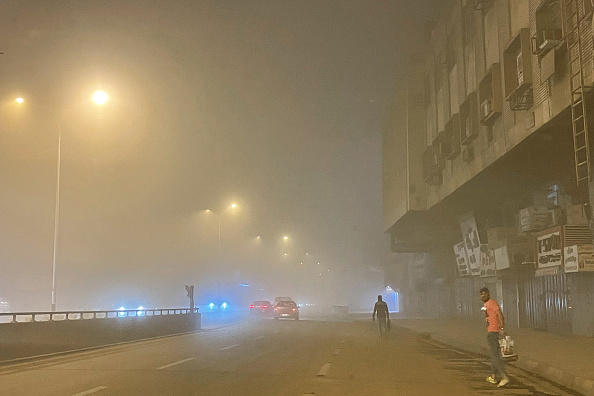 عاصفة ترابية تضرب غرب العراق
