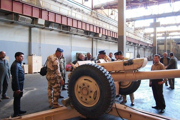هيئة التصنيع الحربي تعلن إنتاج مدفع عراقي باسم التحدي