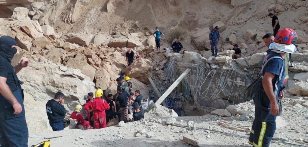 الدفاع المدني يعلن انتهاء أعمال البحث عن المحتجزين بحادثة القطارة