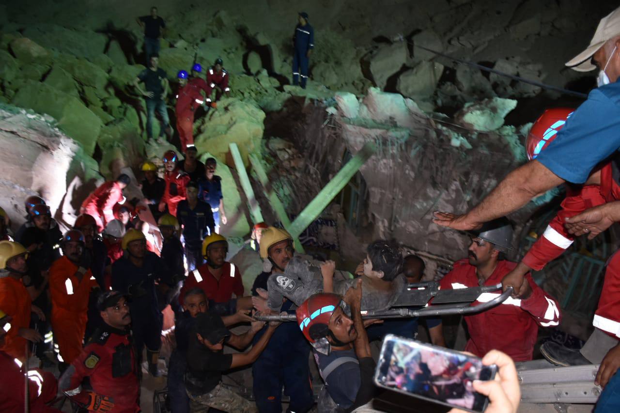 الدفاع المدني تحدد أسباب انهيار التربة في كربلاء