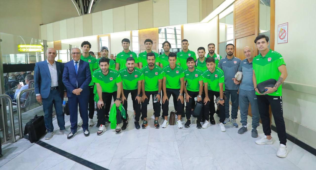 وفد المنتخب العراقي يصل الى عمان للمشاركة في بطولة الاردن الدولية