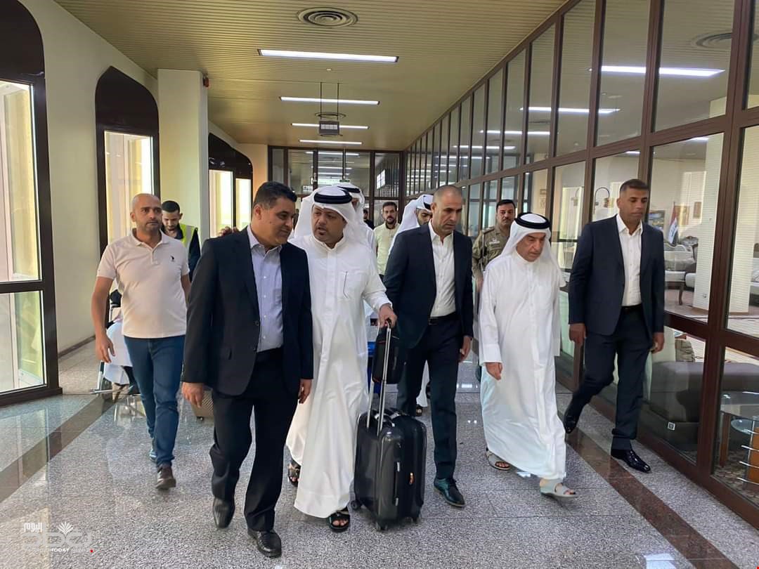 وفد اتحاد كأس الخليج يصل البصرة لمتابعة الاعمال الجارية في المدينة الرياضية