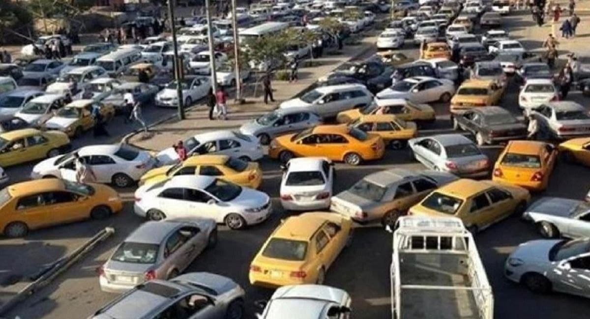 زخما مروريا كبيرا في بغداد .. والحركة شبه مشلولة