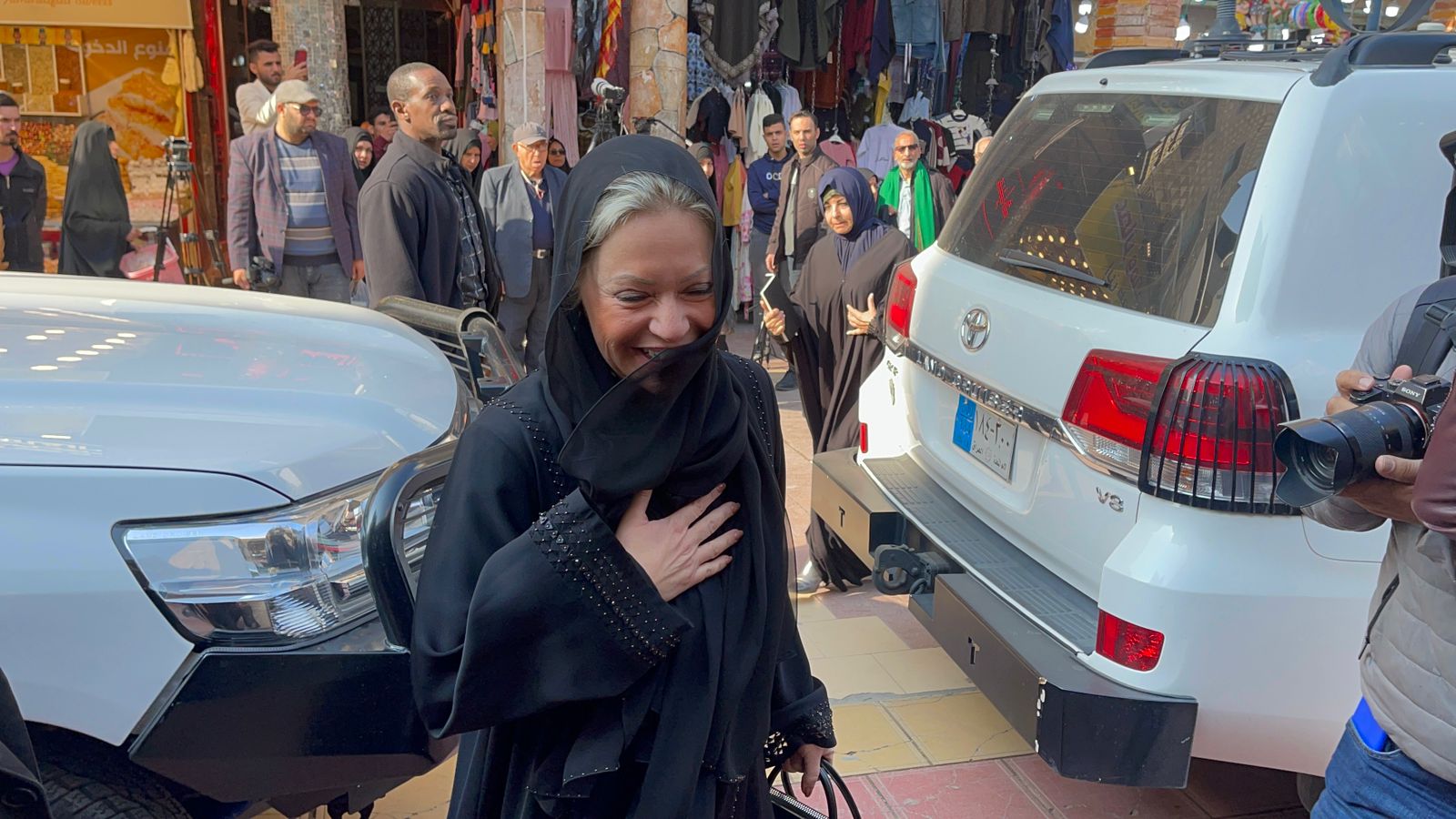 بلاسخارت في النجف وتلتقي المرجع الاعلى السيد علي السيستاني