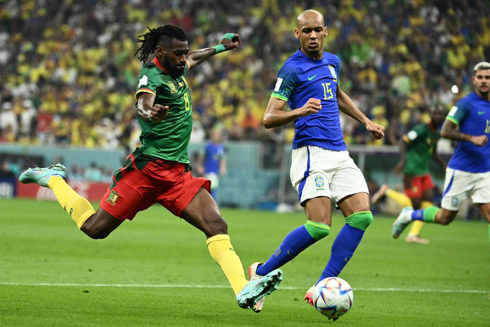 الكاميرون تفوز على البرازيل 1 – 0 ضمن منافسات الجولة الأخيرة من  للمجموعة السابعة