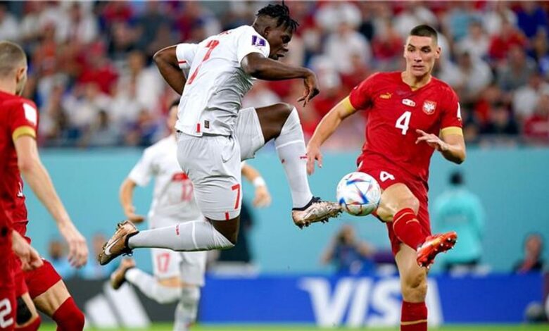 سويسرا تفوز على صربيا 3 – 2 ضمن منافسات الجولة الأخيرة للمجموعة السابعة