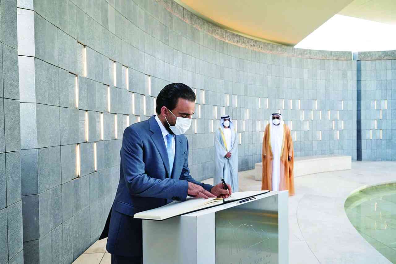 بعد زيارته لطهران .. الحلبوسي في دبي للمشاركة باحتفالات راس السنة الميلادية