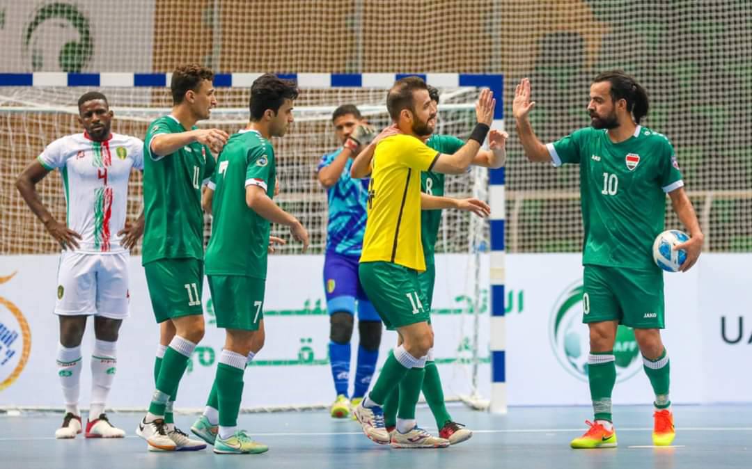 منتخبنا يفوز على نظيره الموريتاني ويتأهل لربع نهائي بطولة العرب لكرة الصالات