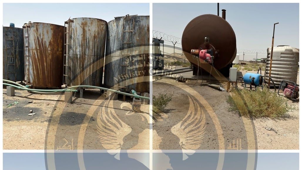 ضبط كمية كبيرة من المشتقات النفطية بالبصرة