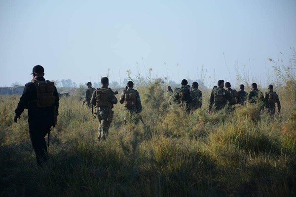 انطلاق عملية تمشيط ضفاف بحيرة حمرين الغربية