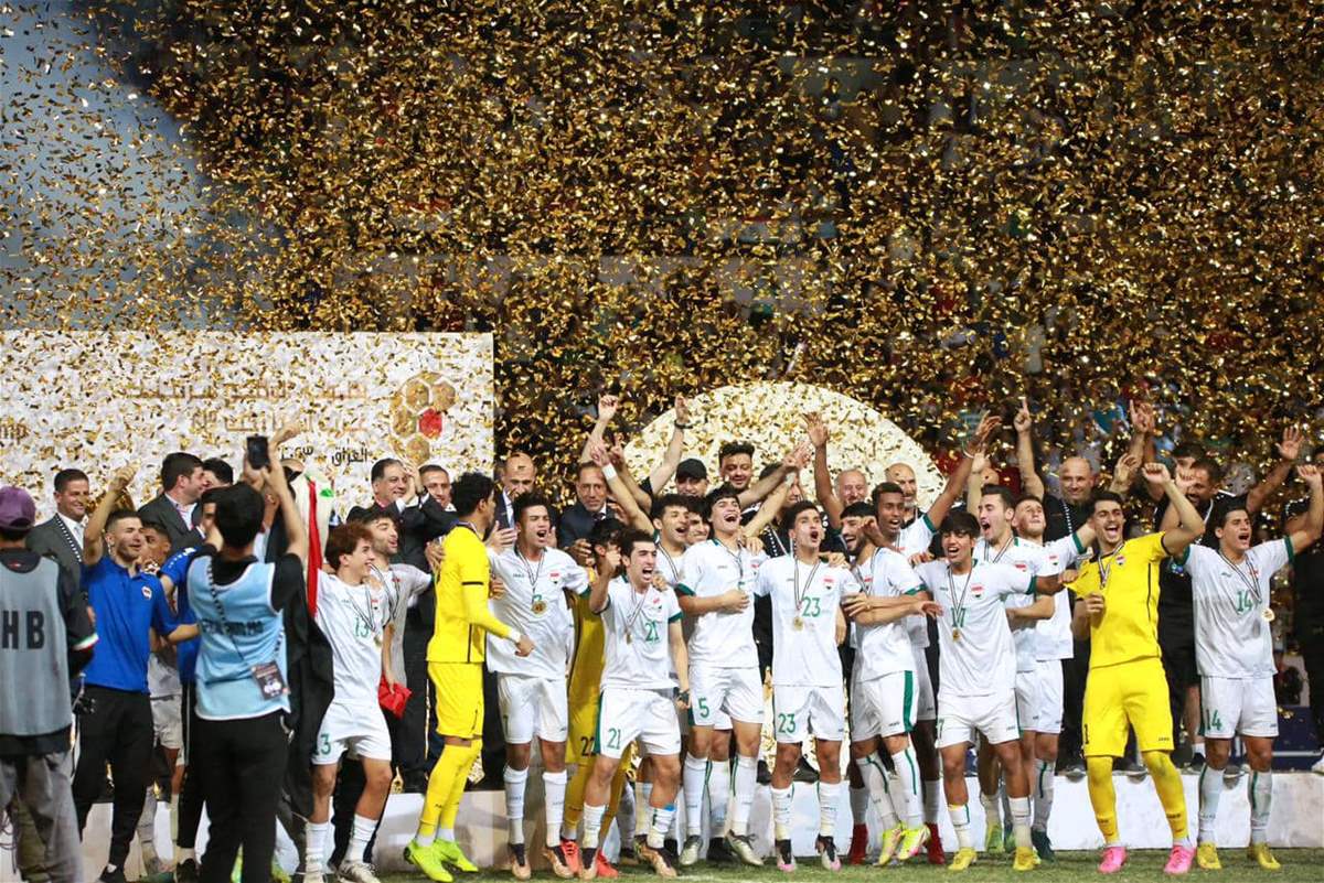 العراق يتوج بلقب البطولة بفوزه على نظيره الإيراني 5 – 4  بفارق ركلات الترجيح