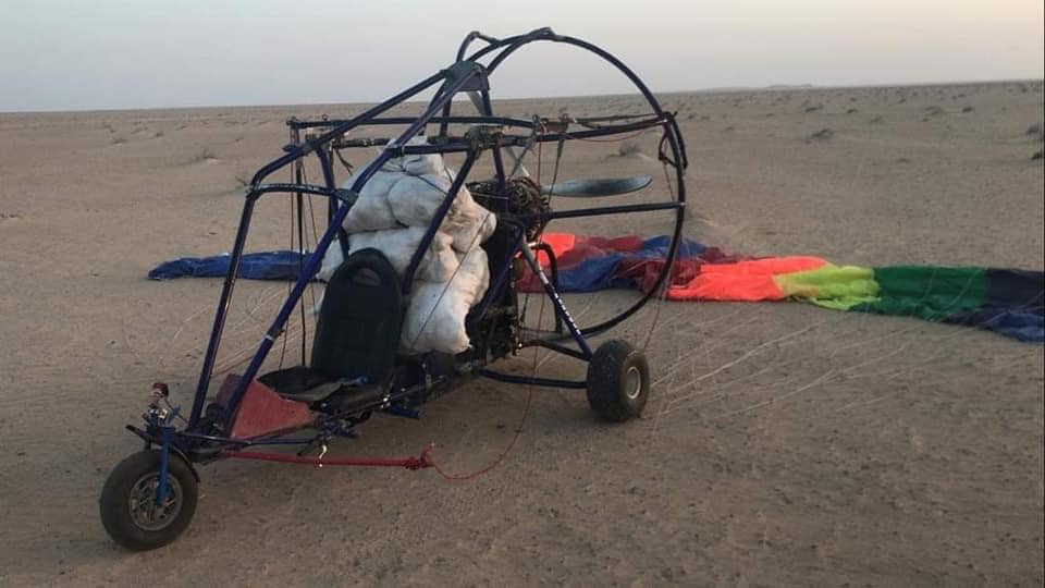 تورط ضابط بإخفاء تقارير الطائرة الشراعية المحملة بالمخدرات