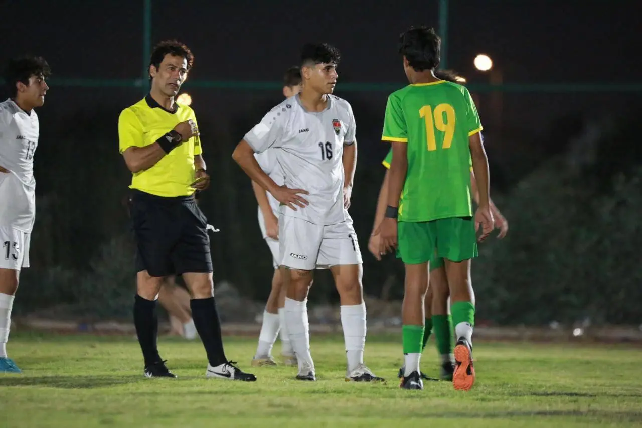 منتخبنا للناشئين يفوز على اشبال الشرطة وفريق ناشئي دربندخان