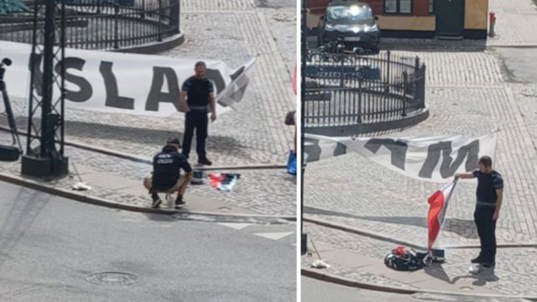 حرق وتدنيس للقرآن الكريم والعلم العراقي في الدنمارك