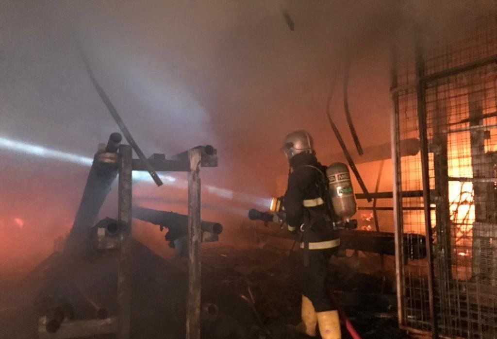 إخماد حريق اندلع في محطة كهرباء مدينة الصدر شرقي العاصمة بغداد