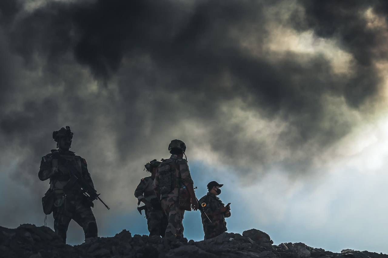 مكافحة الإرهاب تنفذ إنزالاً جوياً على مخابئ داعش في كركوك